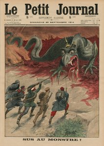 Död åt monstret, framsidans illustration från 