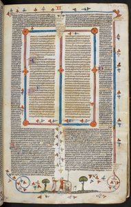 Decretals of Gregory IX med glans av Bernard of Parma (
