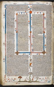 Decretal of Gregory IX med glans av Bernard of Parma (