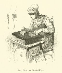 Dentelliere (gravyr) av French School