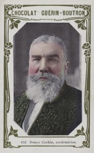 Denys Cochin, akademiker (färgad bild) av French School