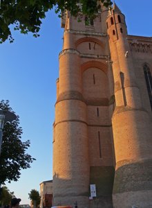 Föreställande det västra tornet av French School