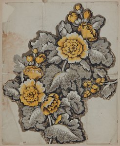 Designritning, början till mitten av 1800-talet av French School