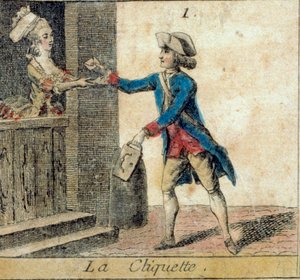 Detalj av spelet Cree goose: spärrhaken av French School