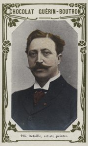 Detaille, målare (färgad bild) av French School