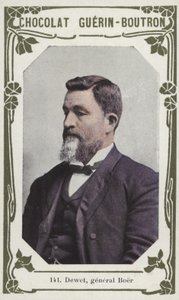 Dewet, general Boer (färgad bild) av French School