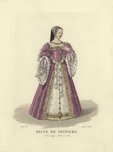 Diane de Poitiers, favorit hos kung Henrik II av Frankrike