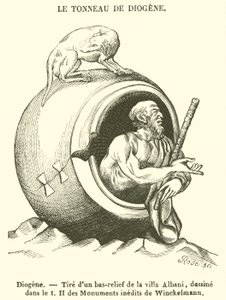 Diogenes (gravyr) av French School