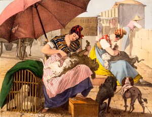 Hundfrisörer, 1820 av French School