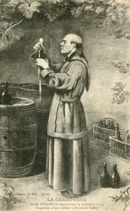 Dom Perignon (litho) av French School