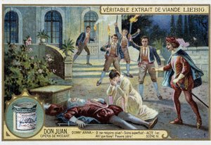 Don Juan: Akt I, Scen IV, döden av Donn
