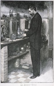 Dr. Pierre Emile Roux (1853-1933) från La Revue Illustre, 1 oktober 1894 av French School