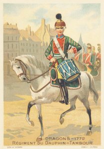 Dragoner, Regiment du Dauphin, Drambour 1772 av French School