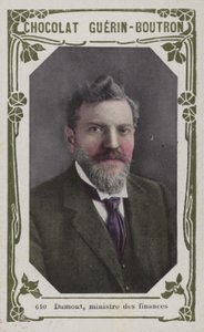 Dumont, finansminister (färgad bild) av French School