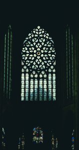 Östra rosenfönstret, c.1520 av French School