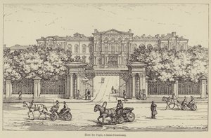 Sidornas skola, S:t Petersburg (gravyr) av French School