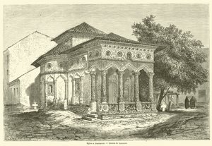 Eglise e Bucharest (gravyr) av French School