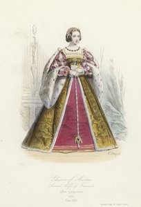 Eleanor av Österrike, andra fru till Frans I av Frankrike av French School