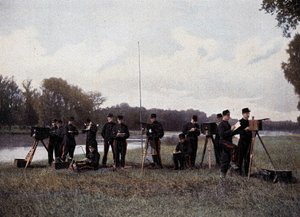 Elektrisk och optisk telegrafi - i "" Military Album"" av French School