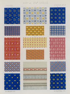 Broderade tyger från 1200- och 1300-talets Frankrike av French School