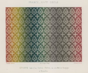 Broderade tyger från 1300-talets Frankrike av French School