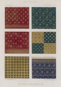 Broderade tyger från 1300-talets Frankrike av French School