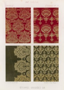Broderade tyger från 1400-talets Frankrike av French School