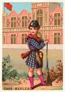 England (chromolitho) av French School