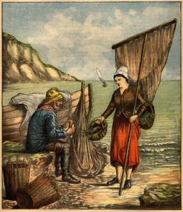 Gravyr i "La Terre Illustree"" nr 86 av 23 juni 1892. av French School