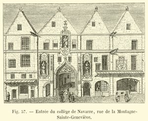 Navarra college entré, rue de la Montagne-Sainte-Genevieve av French School