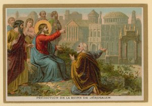Episod i Jesus Kristus liv (chromolitho) av French School