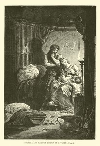 Eponina och Sabinus gömda i ett valv av French School