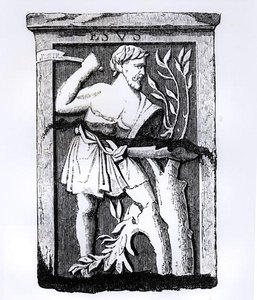 Jesus, naturens store gud, illustration från vetenskap och litteratur under medeltiden och renässansen, skriven och graverad av Paul Lacroix, 1878 av French School