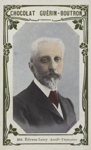 Etienne Lamy, Franska Akademien (färgad bild) av French School