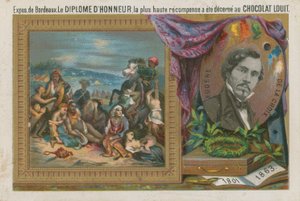 Eugene Delacroix, fransk målare från 1800-talet av French School