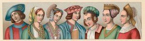 Europa XV-XVIth Cent Costume av French School