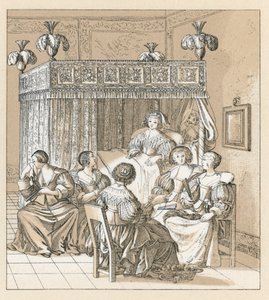 Europa XVIIth Cent Dräkt av French School