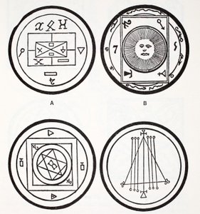 Exempel på gamla talismaner av French School