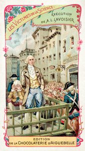 Avrättning av Antoine Lavoisier, 1794 av French School
