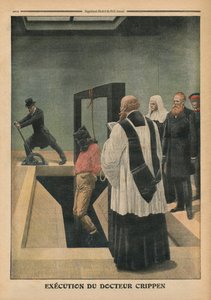 Doktor Crippens avrättning, illustration från 