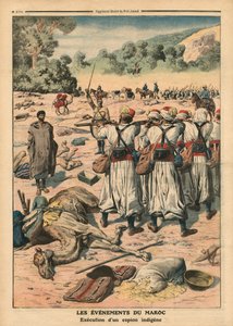 Utekelezaji wa jasusi wa Morocco, mchoro kutoka 