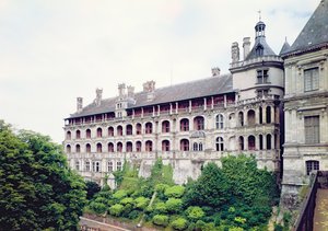 Exteriör av Facade des Loges av French School