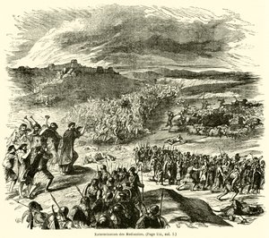 Extermination des Madianites (gravyr) av French School