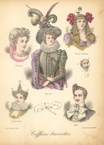 Extraordinära frisyrer av French School