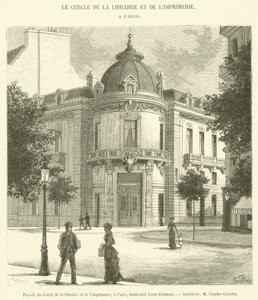 Fasad av Cercle de la Librairie et de l