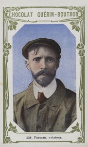Farman, flygare (färgad bild) av French School