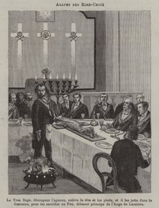 Rose Croix-festen (gravyr) av French School