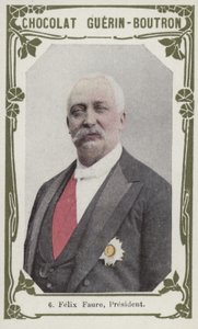 Felix Faure, president (färgad bild) av French School