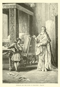 Fenelon och hertigen av Bourgogne av French School