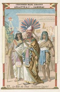 Festivalen i Thoth, forntida Egypten av French School